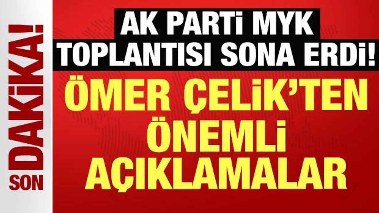 AK Parti Sözcüsü Çelik: Cumhurbaşkanımızın yeni anayasa mesajı net