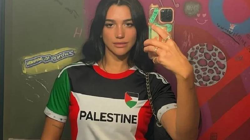 Dua Lipa: Filistin davası her şeyden daha büyük