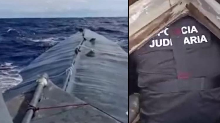 Okyanusta uyuşturucu operasyonu: Yarı-denizaltı yakalandı