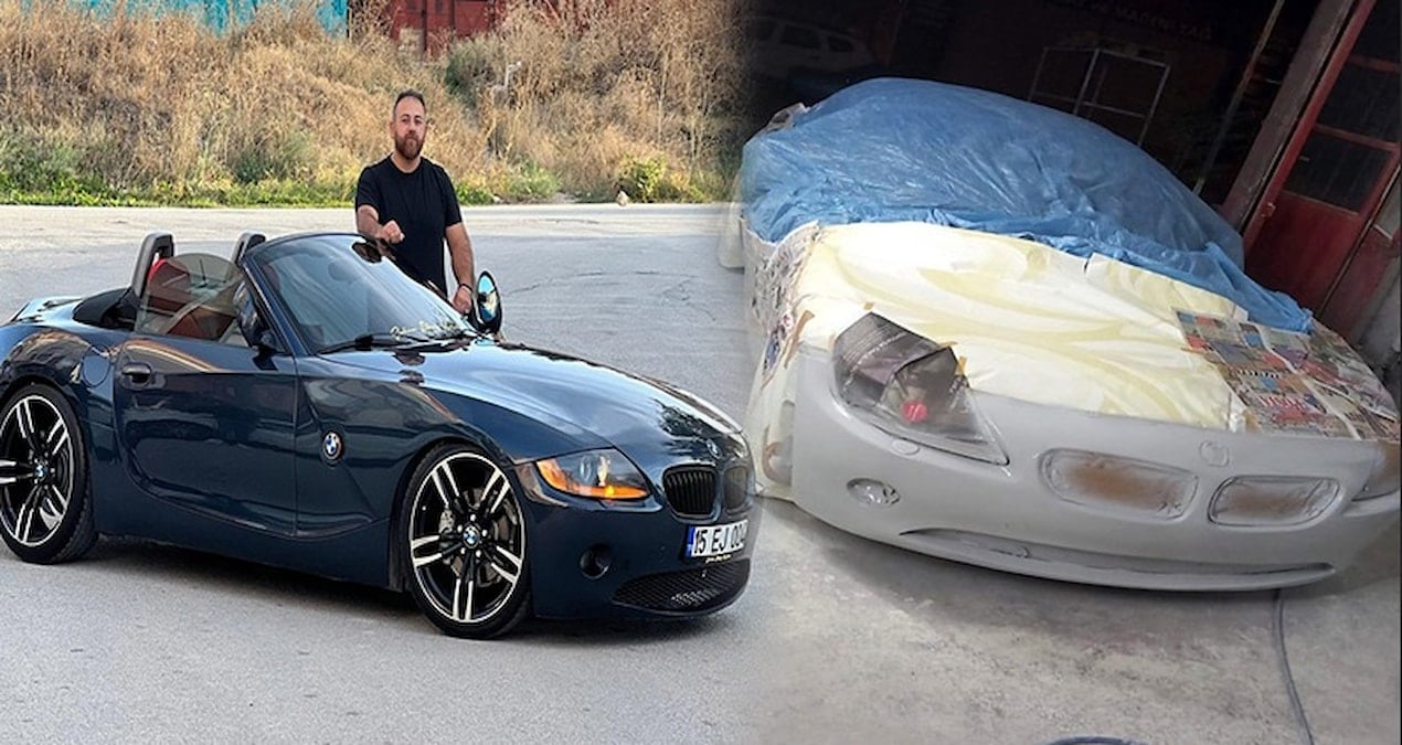 Yıkamaya bırakılan spor otomobili hurdaya çevirdi: 3 yıl hapis cezası aldı!