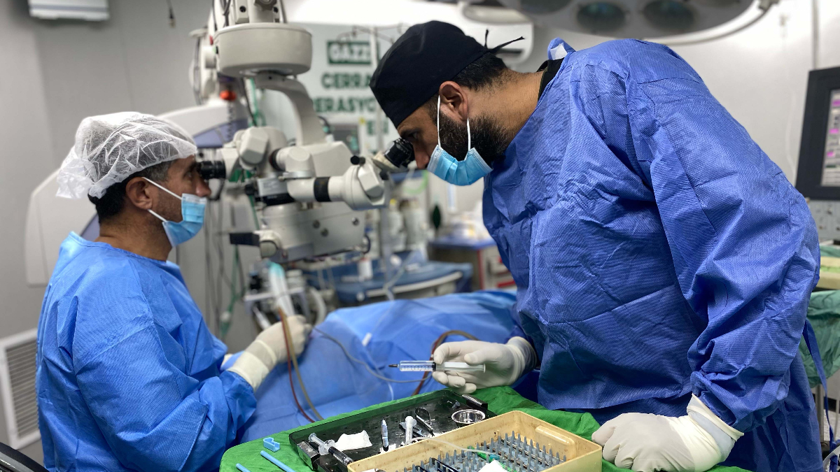 Hayrat Yardım Gazze’de Ameliyatlar Gerçekleştiriyor