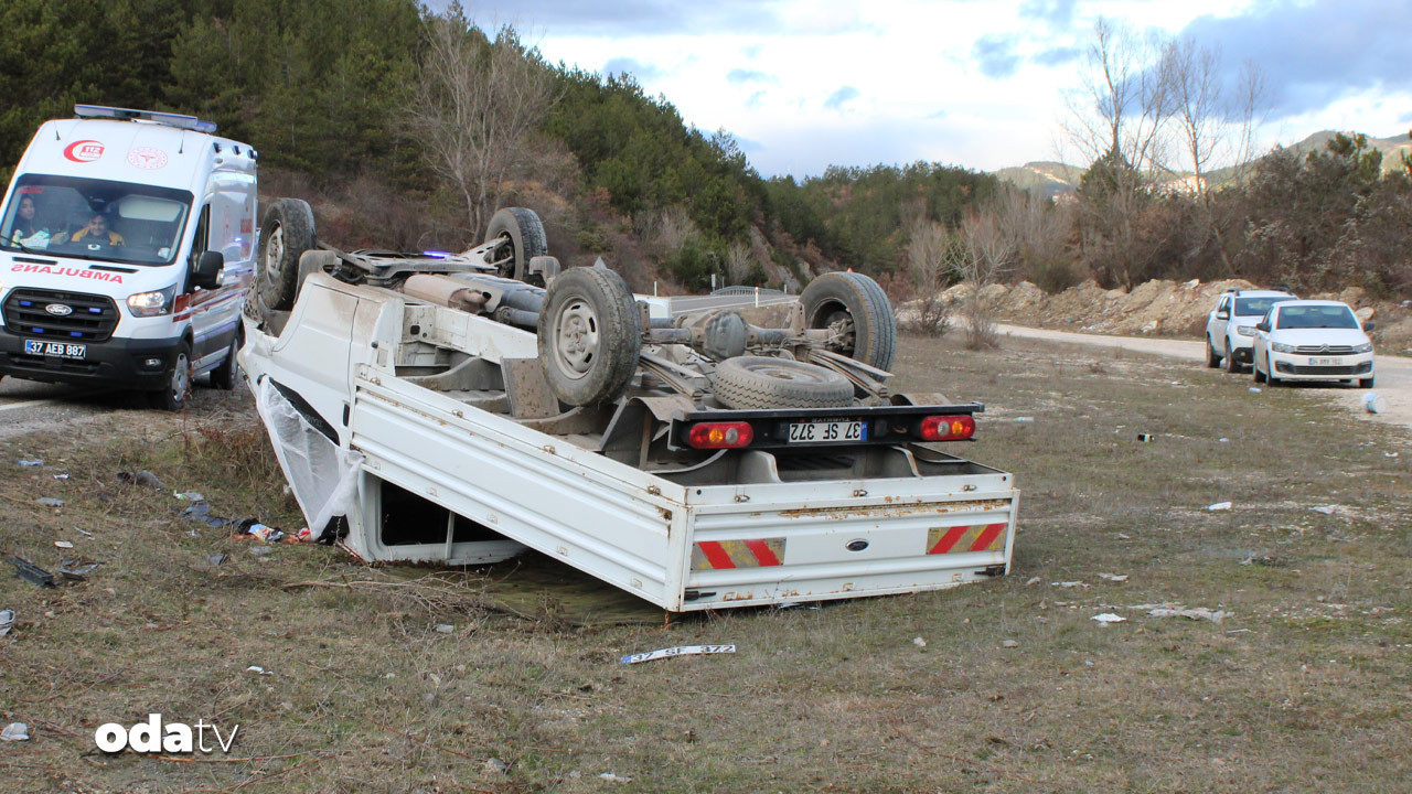 Kastamonu’da feci kaza