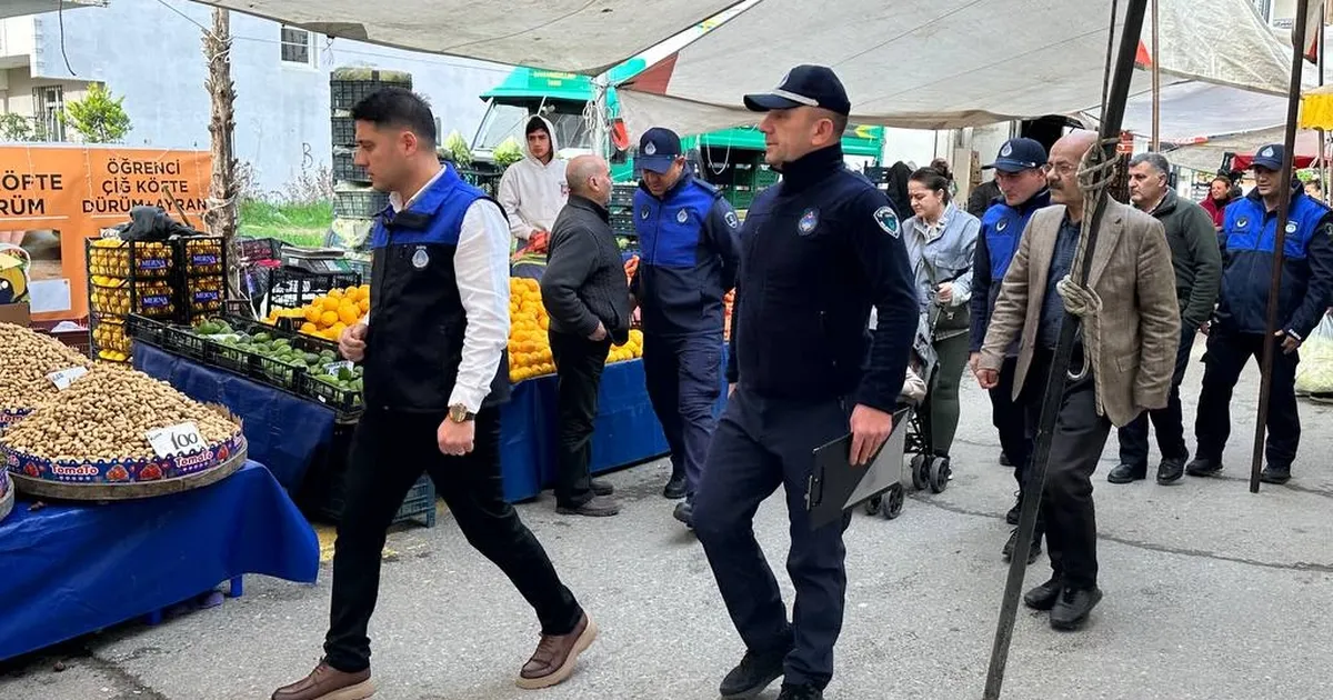 Kocaeli Çayırova’da pazar denetimi