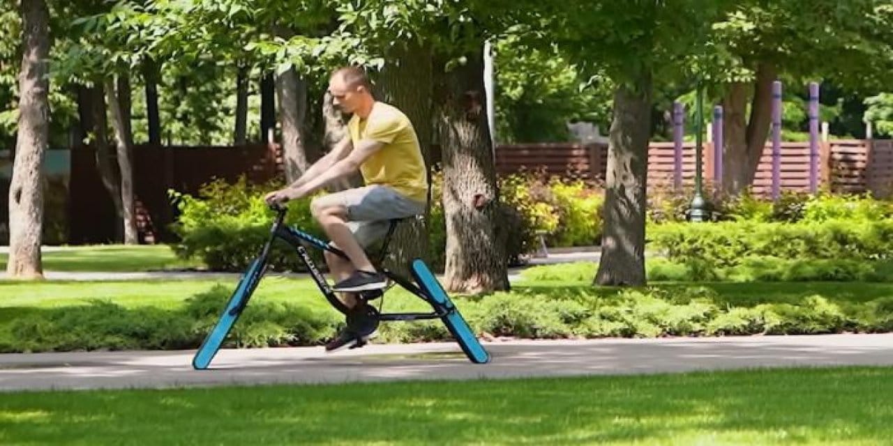 Hayal gücünün sınırlarını zorlayan ilk tekerleksiz bisiklet !