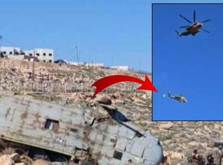 İsrail ordusuna ait helikopter yere çakıldı! Kurtarma operasyonu faciaya dönüştü