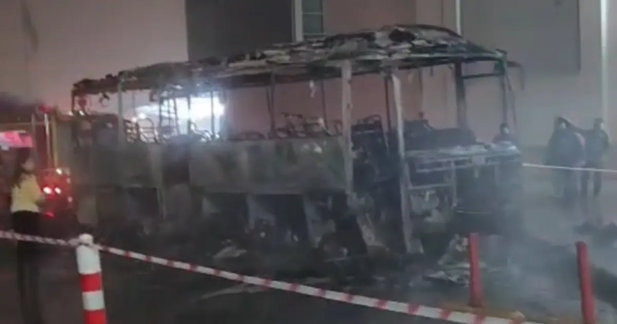 Sınır kapısında alev topuna döndü | NTV Haber