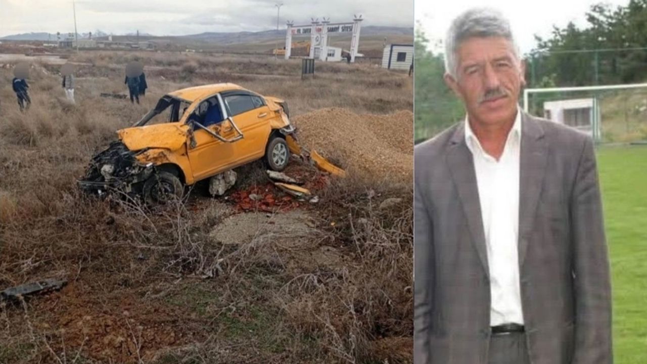 Kontrolden çıkan taksi şarampole devrildi: Sürücü öldü!