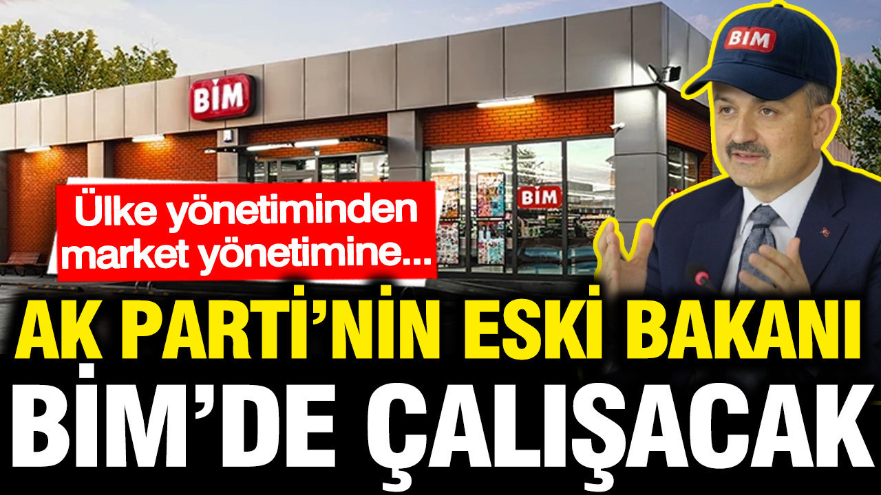 Bekir Pakdemirli BİM Yönetiminde: Eski Bakan Market Zincirine Katılıyor